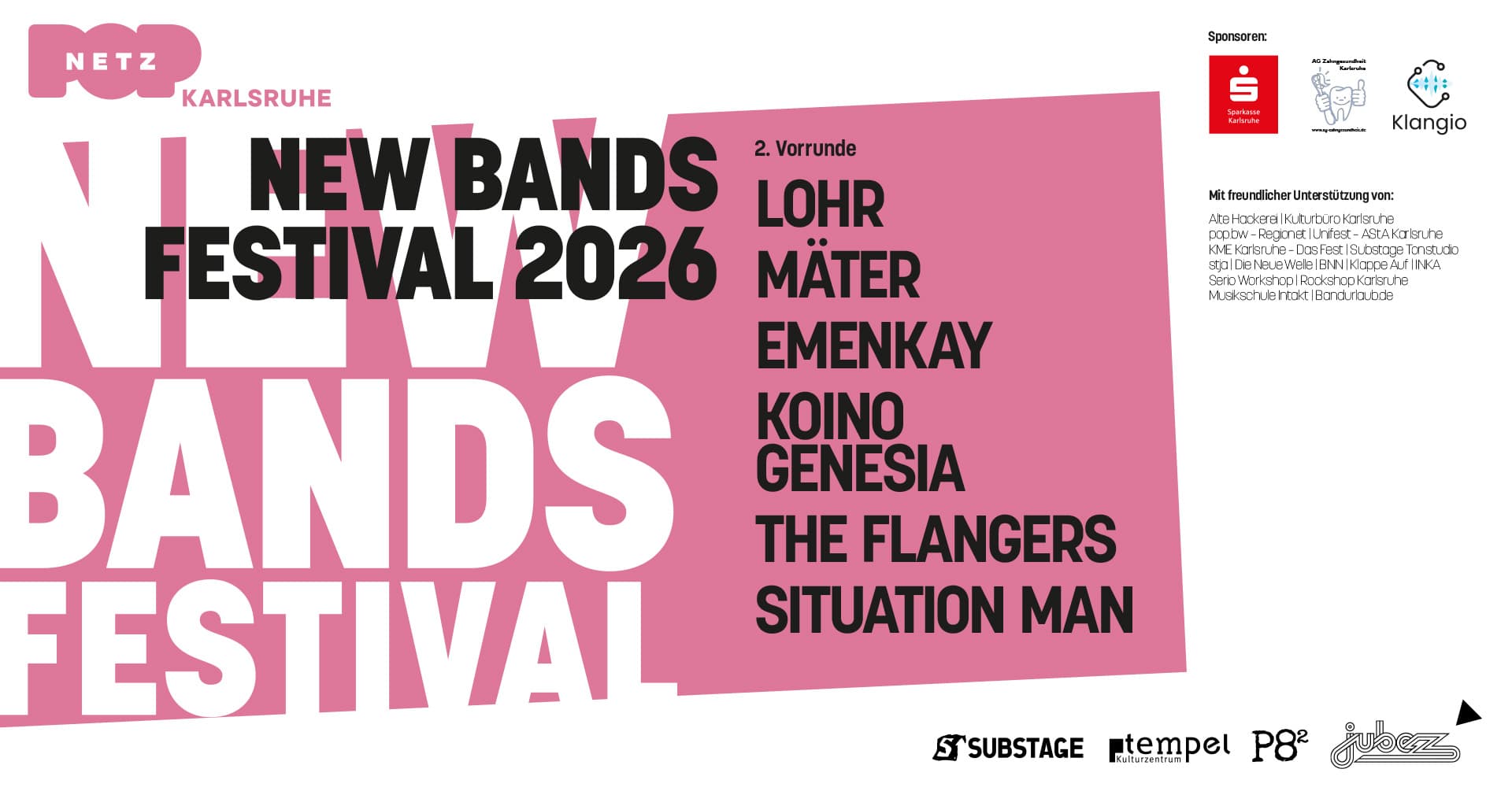 New Bands Festival 2026 -Vorrunde-
